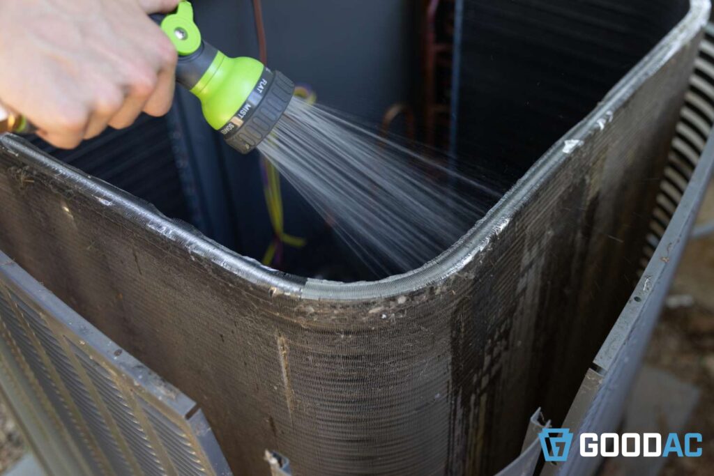 how to clean HVAC coils